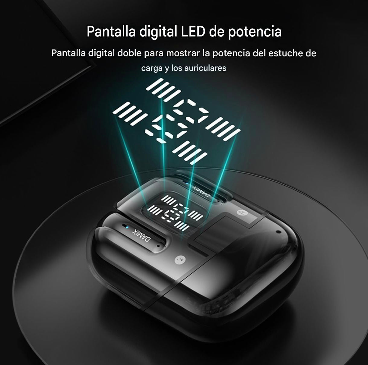 2025! Nuevos Audífonos Doble Par, sonido HiFi, bluetooth 5.5, Cancelación de ruido ENC, 2 pares de auriculares